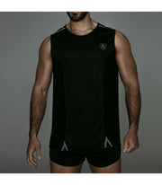 SexyMenUnderwear.com TOF PARIS Tank top Sport Gym Total Protection TankTop Black T8