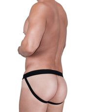 SexyMenUnderwear.com WildManT Jock Raw Sport Stripe Jockstrap with Duraband Waistband RED WT-JS5 5