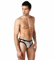 SexyMenUnderwear.com XS Greeg Homme Swim-Brief BoyToy Sexy Swimwear PEWTER 100425 214