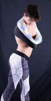 SexyMenUnderWear Mens Legging Tight Fit SportsWear Meggings Fashion Design Gray