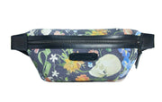 SKULL & BONES Men Hip Pack Dutch Floral Stylish Refined Leather Accessory