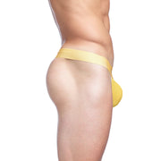SKULL & BONES Mesh Thong Performance Sport Thongs Yellow 6