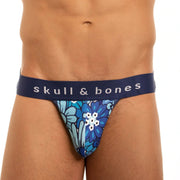 SKULL & BONES Night Bloom Jock With 2-Layer Contoured Pouch Floral Jockstrap 20