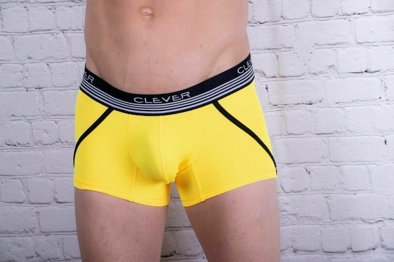 SMALL Clever Boxer Lovely Dessous Masculin Yellow 2398 12