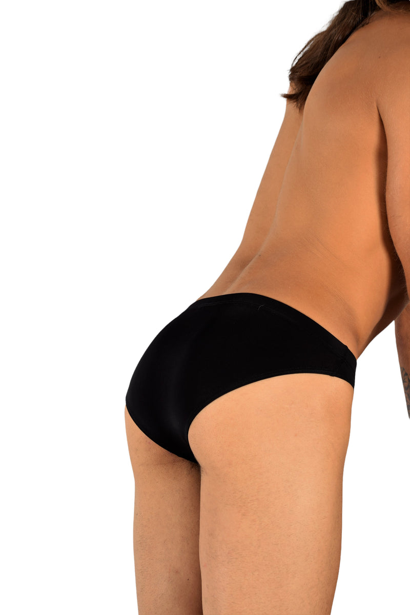 SMU Colors Mini Briefs Sheer Black Brief 60003 11