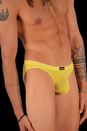 SMU Colors Mini Briefs Sheer Yellow Brief 60003 16