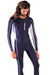 SMU Full Body Competition Swimwear Diving Wetsuit  Singlet One Piece Navy 1