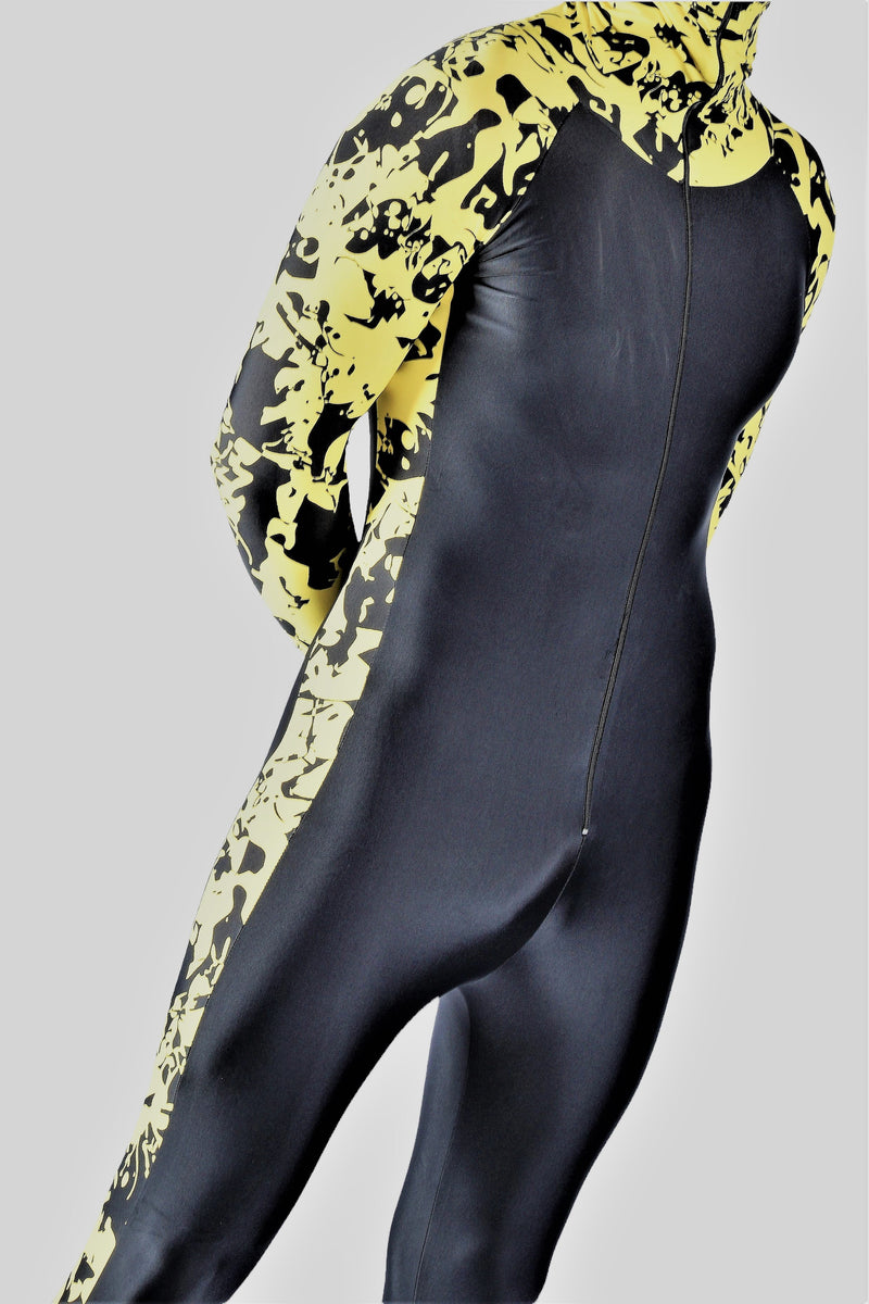 SMU Full Body Swimwear Diving Wetsuit  Singlet One Piece Dive Yellow 40134 1