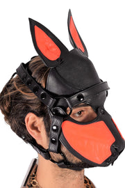 SMU Leather Mascarade halloween Mask Red 20
