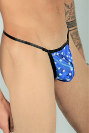 SMU Patriot O-Ring Disco String Blue 28