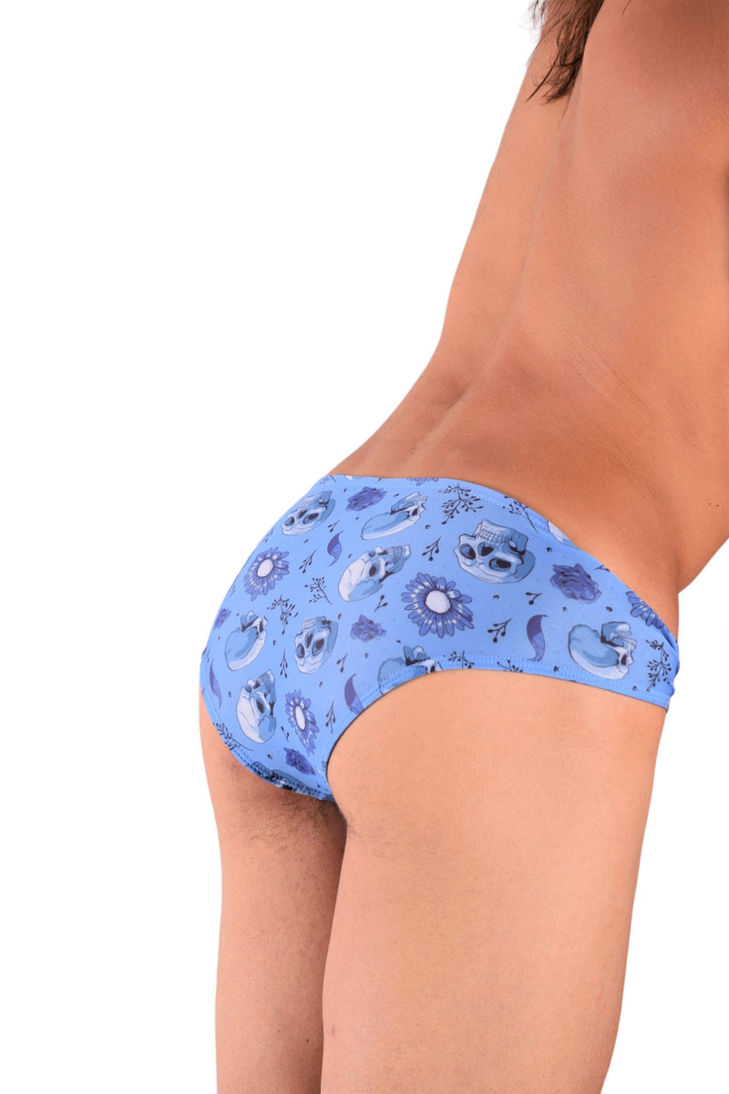 SMU PRE-BOOK  Skulls Mini brief Blue sku02
