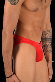 SMU Sexy Men Underwear  Colors Mini Sheer Brief Red 60003 14