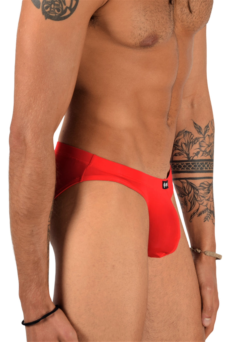 SMU Sexy Men Underwear  Colors Mini Sheer Brief Red 60003 14