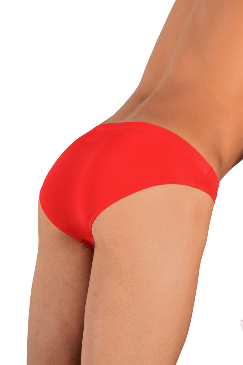 SMU Sexy Men Underwear  Colors Mini Sheer Brief Red 60003 14