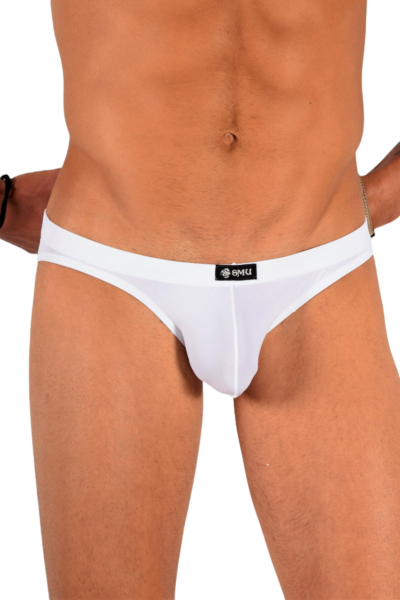 SMU  Sexy Men Underwear Colors Mini Sheer Brief White 60003 15