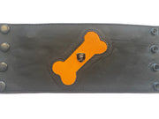 SMU Sexy Men Underwear Wrist Band Wallet Leather Dog Bone Black O/S 2