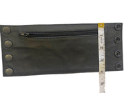 SMU Sexy Men Underwear Wrist Band Wallet Leather Dog Bone Black O/S 2