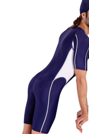 SMU Singlet Competition Swimwear Diving Wetsuit  One Piece Navy 2
