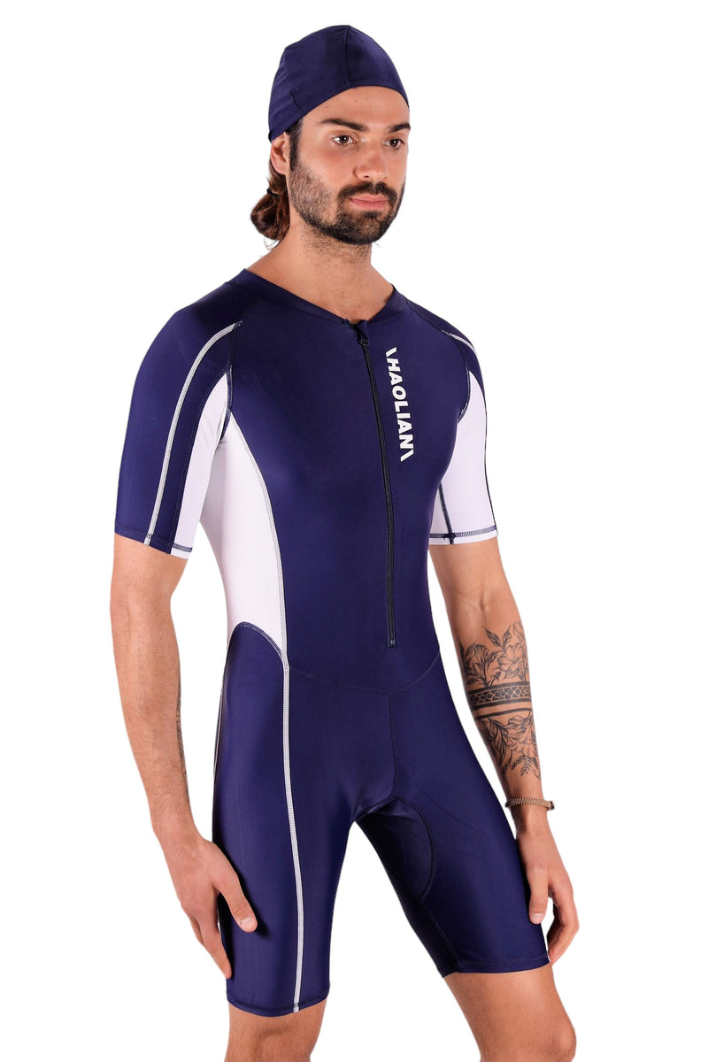 SMU Singlet Competition Swimwear Diving Wetsuit  One Piece Navy 2