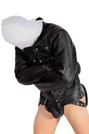 SMU Straight jacket Triple A Selected Leather Black 0B