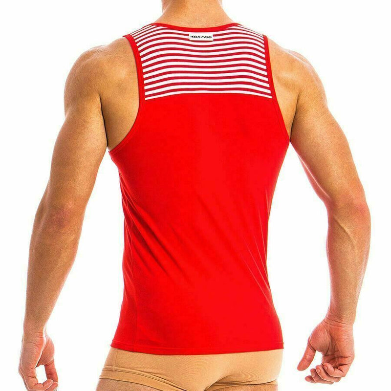 Sporty Tank Modus Vivendi Tanktop Marine Top Quality Camisole Red 10831 23