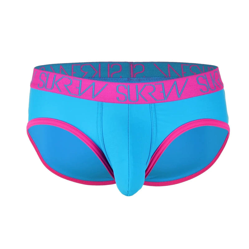 SUKREW Apex Briefs Low-Rise Front Brief Rounded Cupping Pouch Deep Blue 47