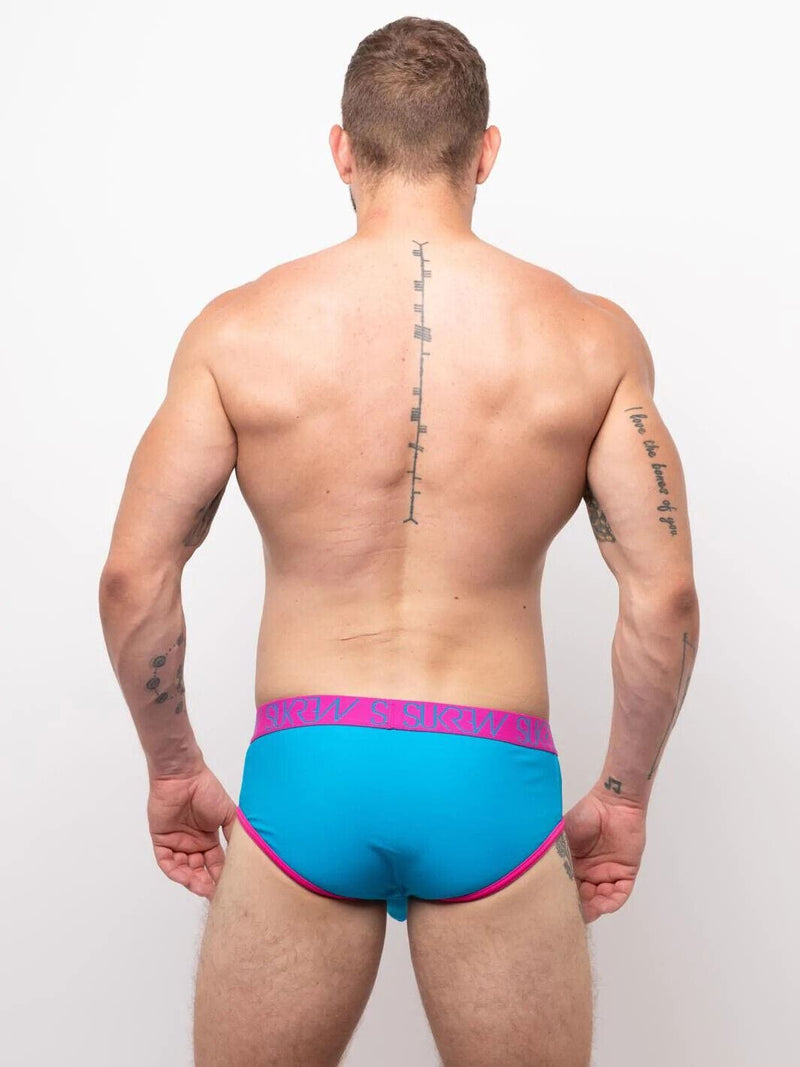 SUKREW Apex Briefs Low-Rise Front Brief Rounded Cupping Pouch Deep Blue 47