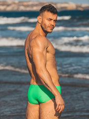 SUKREW Swim-Brief Torrent Low Rise Swimwear Stretch Contoured Pouch Green 23