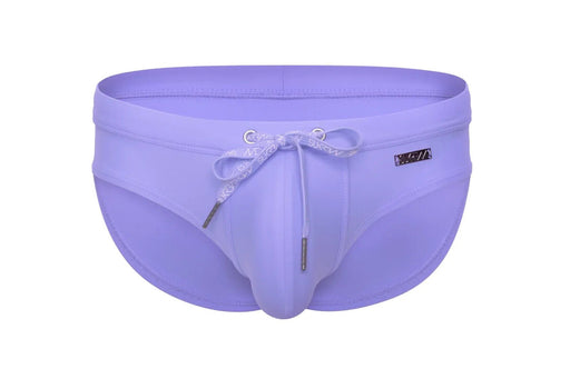 SUKREW Swim Briefs Torrent Rounded Contoured Pouch Lined Blueberry Milkshake 351