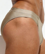 Swimwear RUFSKIN ORLANDO Swim Briefs Inner T-Back Contoured Pouch Champagne 25
