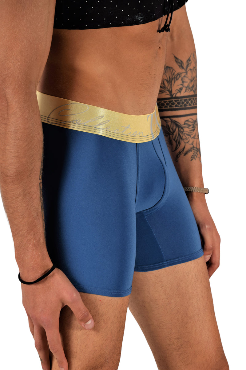 TANN MONTREAL Low-Rise Boxer Flat locked Contour Pouch Soft  Sapphire 6