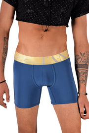 TANN MONTREAL Low-Rise Boxer Flat locked Contour Pouch Soft  Sapphire 6