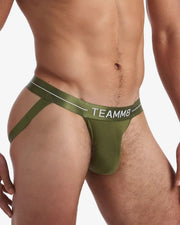 TEAMM8 ICON Jock Ultra Comfortable Quick-Dry Jockstrap Olive Green 22