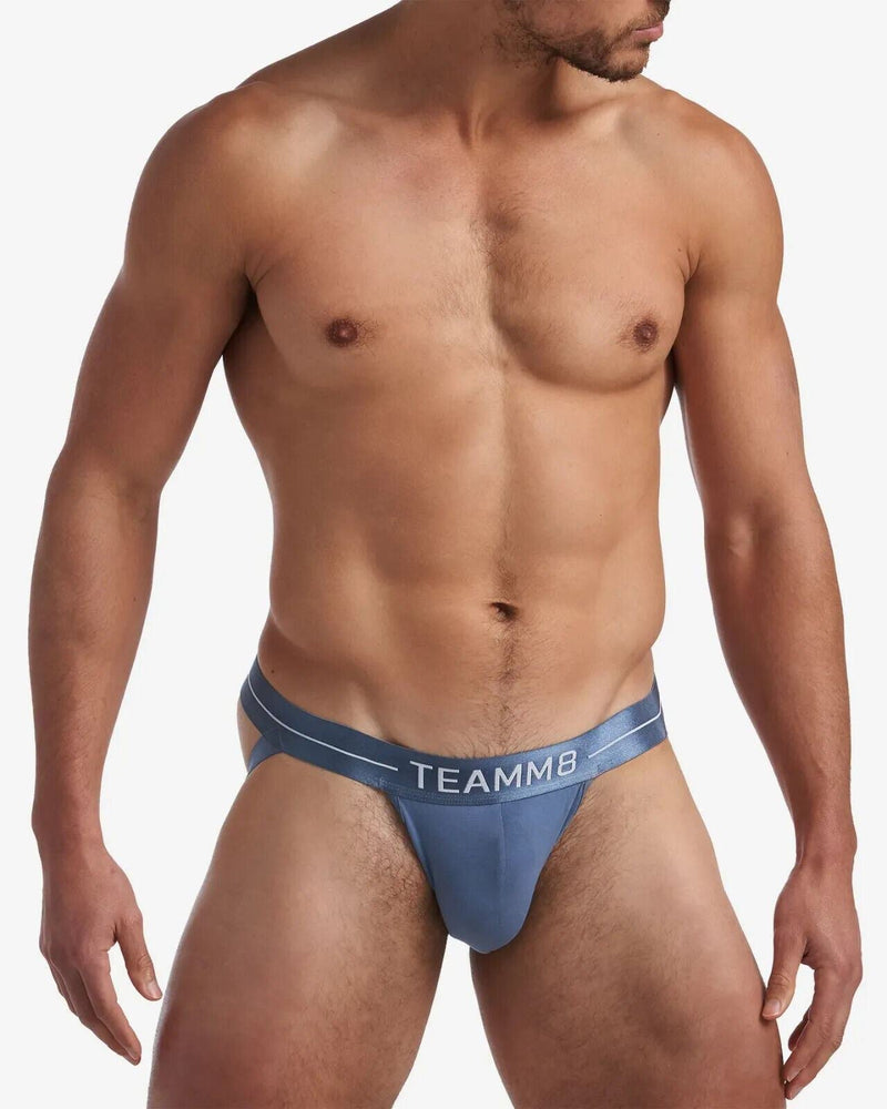 TEAMM8 ICON Jockstrap Ultra Comfortable Quick-Dry Jock Slate Blue 22