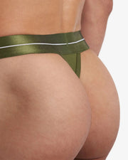 TEAMM8 ICON Thong Ultra Comfortable Low-Rise Thongs Olive Green 21