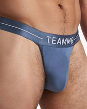 TEAMM8 ICON Thongs Ultra Comfortable Low-Rise Thong Slate Blue 21