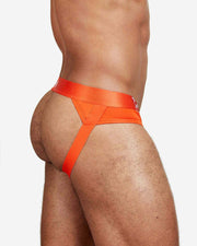 TEAMM8 Jock Spartacus Low-Rise Quick Dry Jockstrap Flame Orange 10