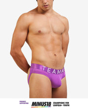 TEAMM8 PRIDE Jock Spartacus Low-Rise Quick Dry Jockstrap Purple