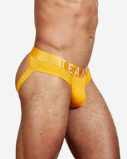 TEAMM8 Spartacus Jockstrap Low-Rise Quick Dry Jock Citrus Yellow 10