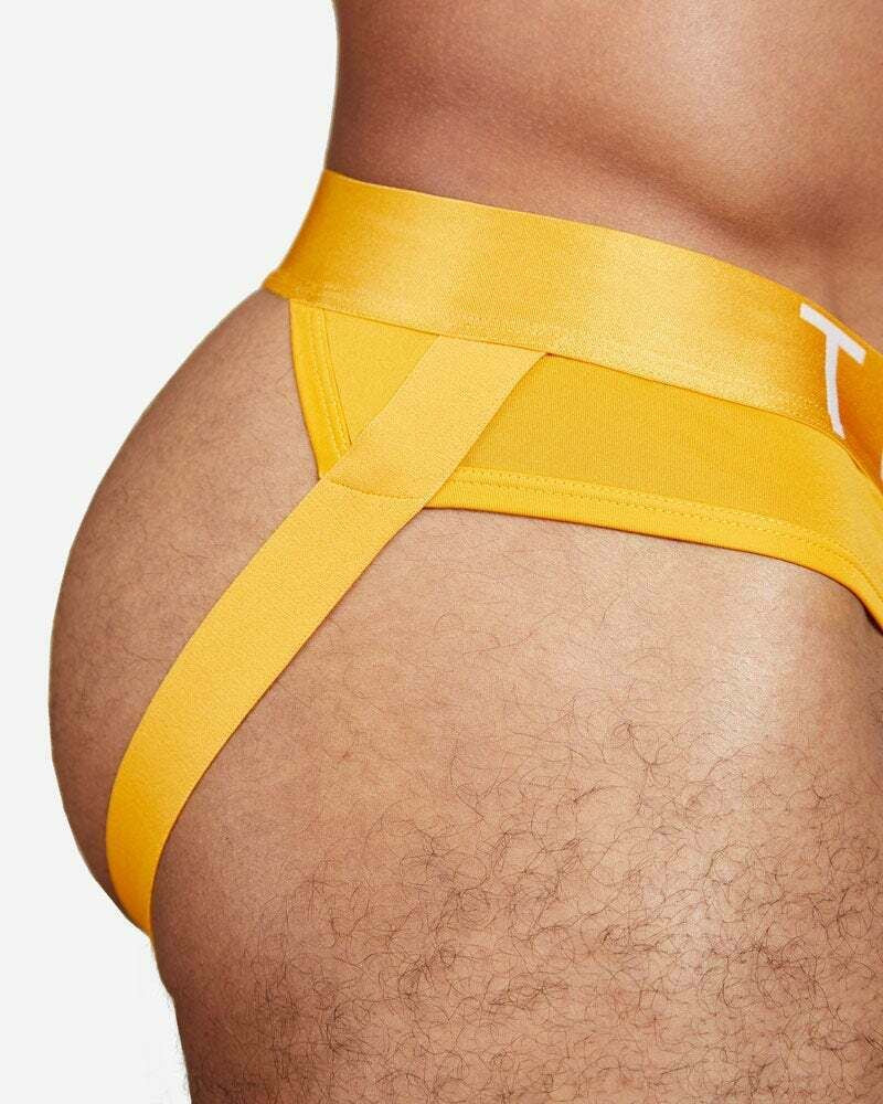 TEAMM8 Spartacus Jockstrap Low-Rise Quick Dry Jock Citrus Yellow 10