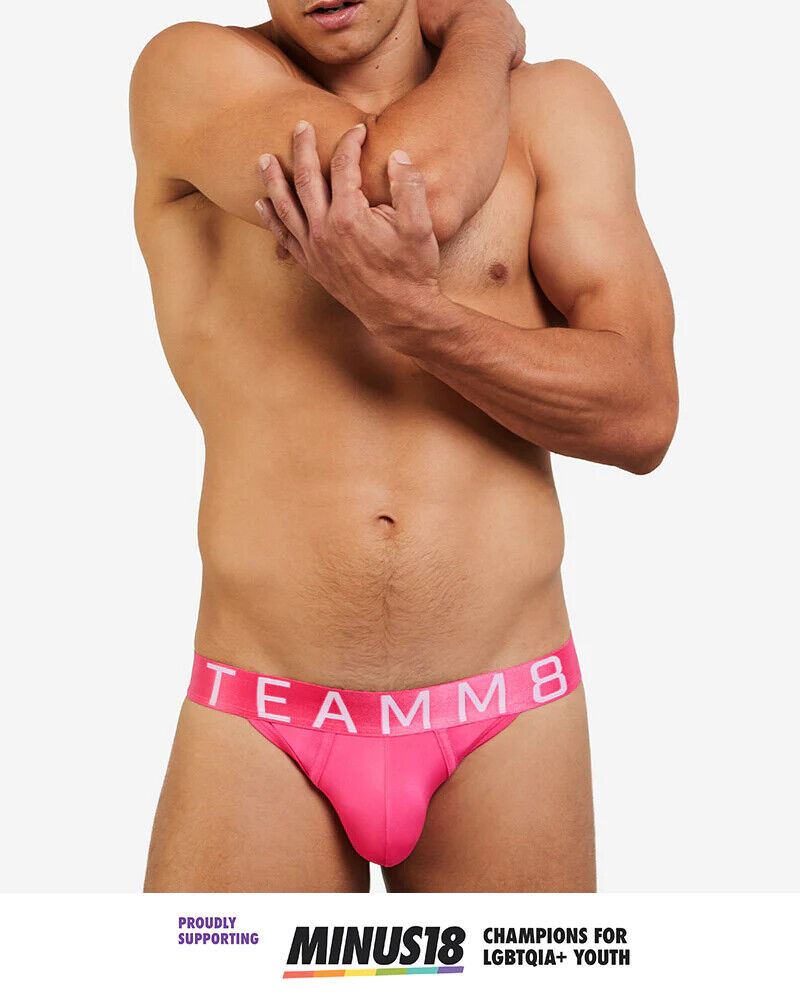 TEAMM8 Spartacus Sports Briefs Super Quick-Dry Pride Pink Brief 13
