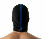 TOF PARIS Bad Boys Hood High Stretch Lycra Hood O/S Black & Blue 94