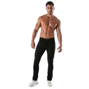 TOF PARIS Chino Pants Low-Rise Stretchy Cotton 5-Pockets Patriot Classy Black