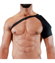 TOF PARIS Fetish Shoulder Harness Elegant Garments Clubbing Black & White