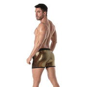 TOF PARIS Glitter Shorts Mid - Thigh Sequin Short Fashion Shiny Gold 493