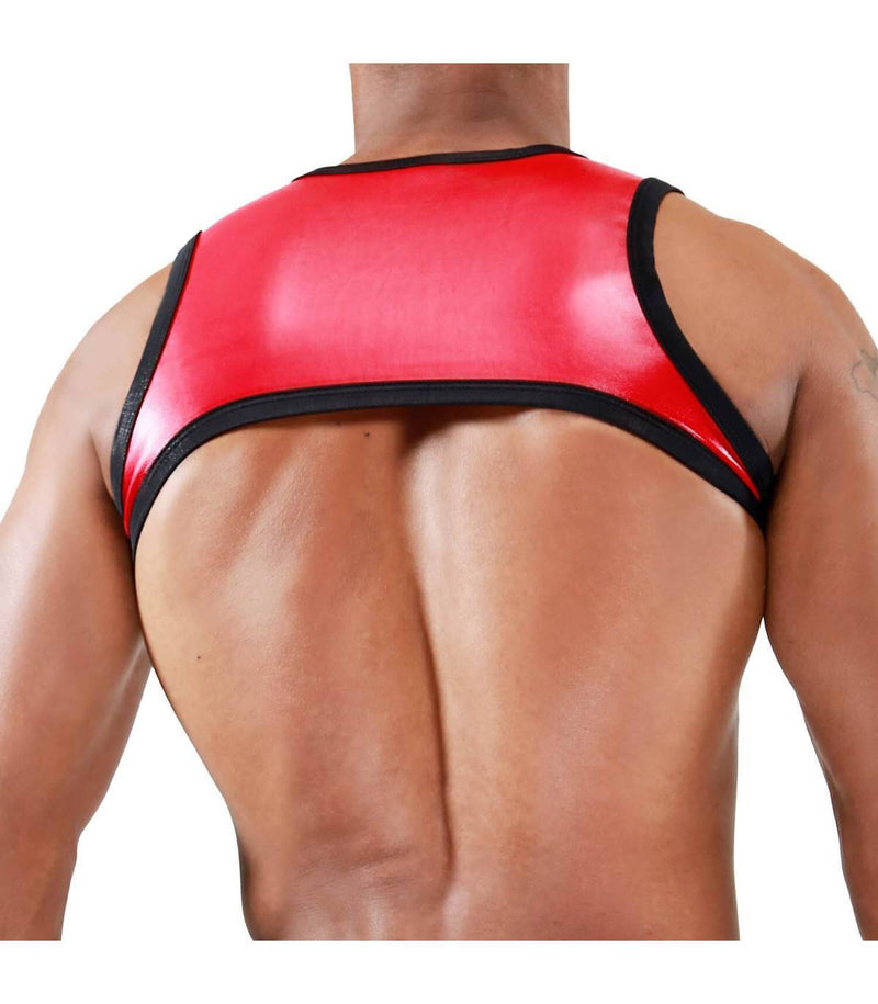 TOF PARIS Harness DERI Elegant Flashy Red Sexy 22