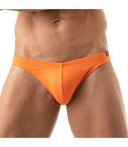TOF PARIS Mini Briefs Low Waist Stretch Cotton Bikini Brief Orange 65