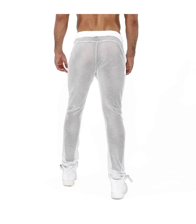 TOF PARIS Pants Ibiza Mesh Robust Comfortable Stylish Pant White