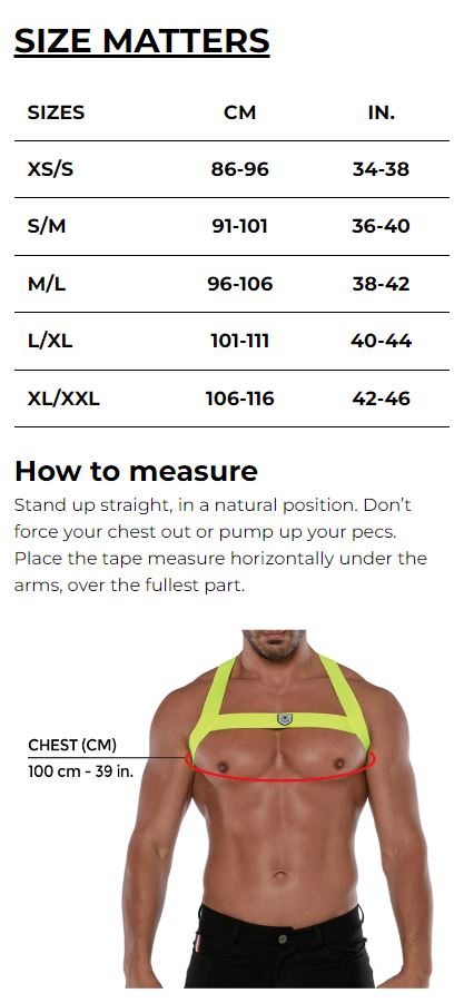 TOF PARIS Party Boy Wide Elastic Harness With Zamac Buckle Neon Pink