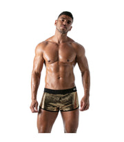 TOF PARIS Retro Short Star Mini-Shorts Glitery Fabric Gold